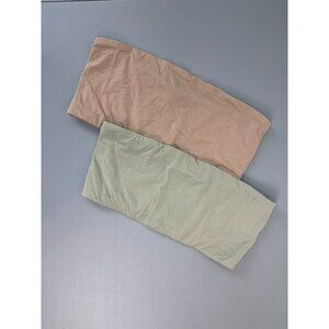 Skims women's XL lot of 2 tank beige bandeau tube top bralettes unlined wireless